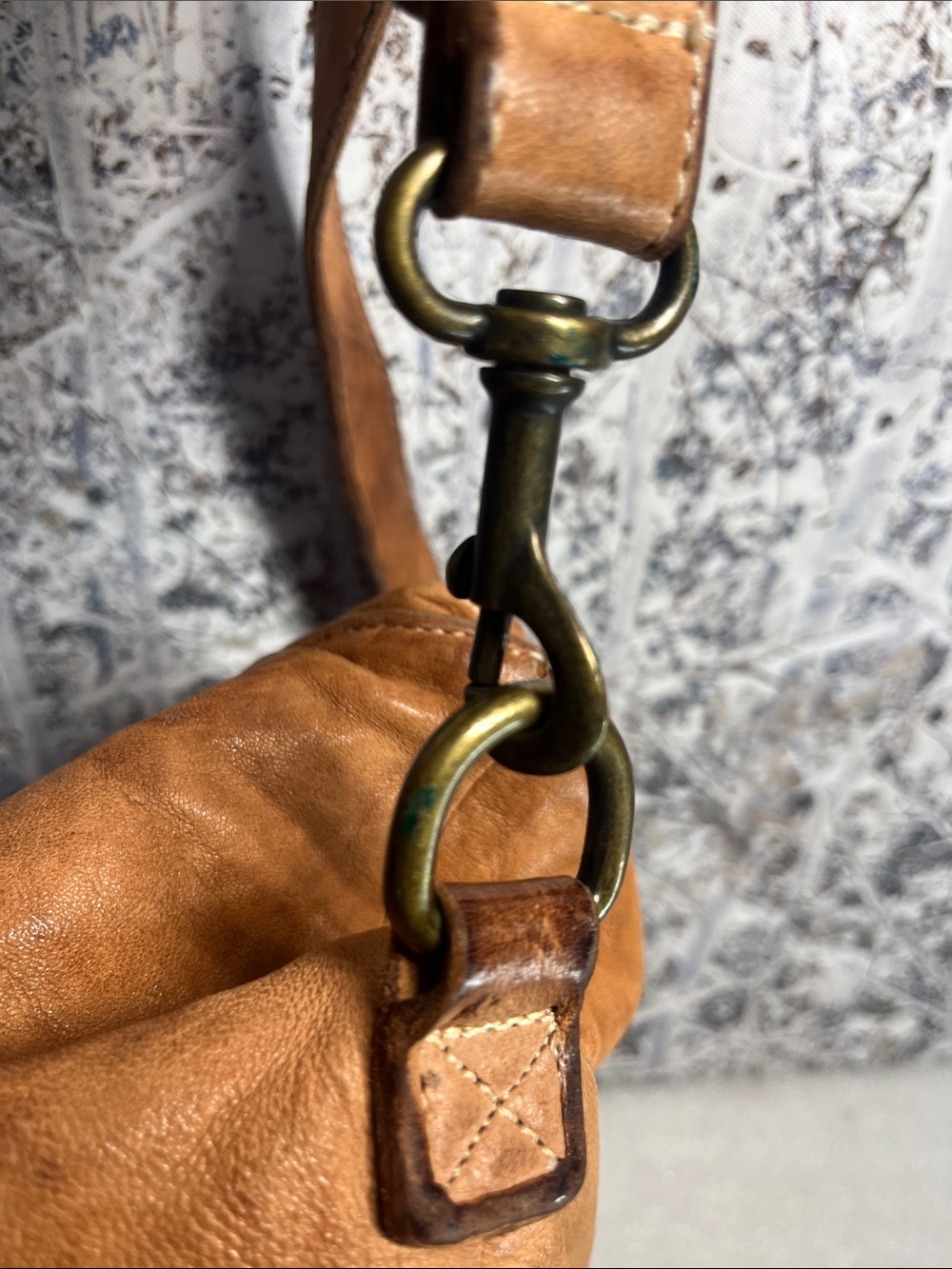 Langellotti Woven Leather Tote Bucket Bag - Picture 8 of 11